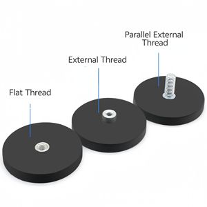 Materiales magnéticos ligeros para automóviles Imanes de neodimio recubiertos de goma 22mm 34mm 43mm 66mm 88mm con base de tierras raras - Product Image 4