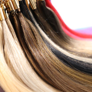 गर्म बेच 100 मानव रेमी बाल सैलून बालों का रंग टैग अंगूठी बाल विस्तार रंग चार्ट - Product Image 4