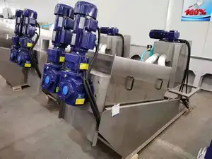 Prensa de tornillo de nueva tecnología, equipo Industrial de deshidratación de lodos