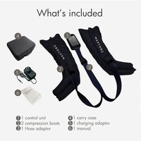 Bottes de compression Maxtorc à 4 chambres pour la circulation sanguine sportive, conception sans fil, soulagement des gonflements musculaires, stimulation complète des jambes 3