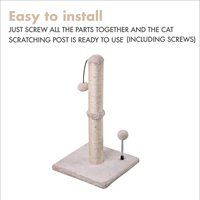 Arbre à chat moderne et simple en peluche crème 2026, petite maison d'activités pour chats, tour d'escalade multicouche pour petits chats