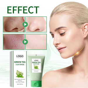 Masque moussant au thé vert biologique végétalien en gros avec des effets anti-acné, blanchissants et anti-rides - Product Image 5