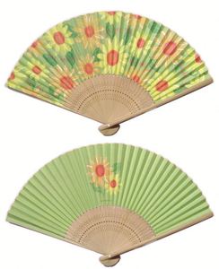 Bamboo Folding Hand Fan Portable Carved Decoration <b>Pattern</b> for Wedding Christmas Sport Occasions - Product Image 1
