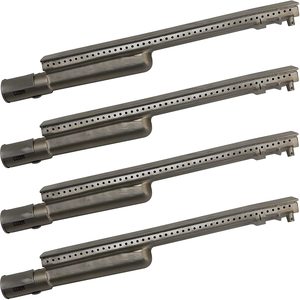 Quemador de Repuesto para Parrilla de Gas para Exteriores, Resistente, de Acero Inoxidable Fundido, Cal Flame, Fácil de Limpiar, Paquete de 4 - Product Image 1