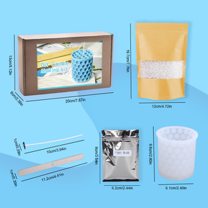 Timesrui sáng tạo xi lanh nến làm Kit <span class=keywords><strong>3D</strong></span> hình sáp nến Starter Set cho người mới bắt đầu DIY Tự chế trang trí nội thất và nghệ thuật thủ công mỹ nghệ - Product Image 3