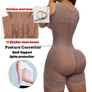 مشدات جديدة لشد الجسم بضغط عالٍ، كورسيه كولومبي لتنحيف الخصر وشد البطن بعد الولادة، حزام تدريب الخصر - Product Image 2