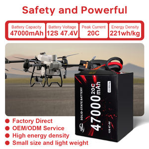 Batería de Estado Sólido de Alto Rendimiento 46 47Ah para Drones, Alta Densidad de Energía, Recargable, Suministro de Fábrica Personalizado - Product Image 4