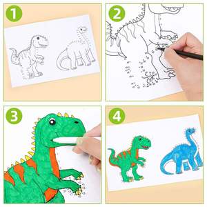 Superbe cadeau d'anniversaire pour enfants, jeu de dessin pour apprendre à dessiner, jeu relaxant pour garçons et filles, livre de peinture amusant et stimulant pour enfants - Product Image 4