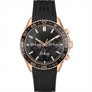 Montre chronographe de luxe pour hommes, étanche, avec cristal saphir, boîtier en acier inoxydable, lumineuse - Product Image 4