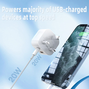 Cao Cấp Chứng Nhận Pd 20W Power Adapter Loại USB-C Nhanh Chóng Sạc Tường Sạc Đầu Anh Cắm Cho <span class=keywords><strong>Samsung</strong></span>/<span class=keywords><strong>IP</strong></span> Điện Thoại Di Động - Product Image 6
