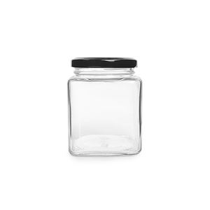 250 ml 9 oz Rectangle Food Packing Glass Jars <strong>Honey</strong> Jam Canned Packing Wholesale - Product Image 1