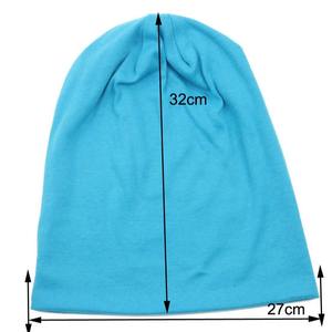 Chapeaux minces multicolores multicolores d'hiver de couleur unie, élégants et décontractés pour femmes - Product Image 4