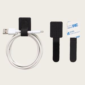 <b>Hook</b> Ring Tape Self-<b>adhesive</b> Velcro Cable Organization Wire Data Cable Tie Household Corner Desktop Wire Fixing - Product Image 3