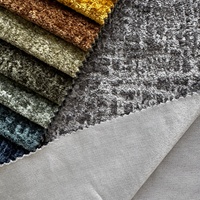 Tissu en velours doux teint en masse, résistant aux taches et respirant, pour chaises, fauteuils inclinables, canapés de réception à domicile et de restaurant