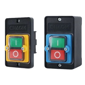Interrupteur à bouton-poussoir de commande industrielle YiHe, étanche IP65, 380V 10A 1NO1NC, construction en plastique et cuivre - Product Image 5