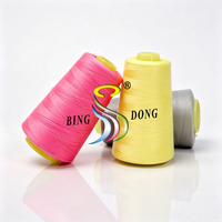 Fil de polyester industriel brillant 30S/2 4000Y pour le textile domestique