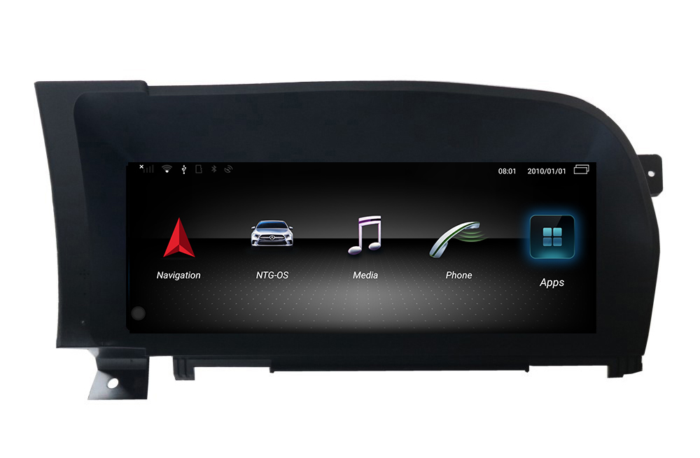 値下げ中！w221左ハンドル用アンドロイドナビ新品！取説付き 楽天市場】メルセデスベンツ Sクラス W221 12.3インチ