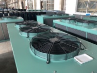 Condenseur de Type V refroidisseur d'air à Tube à ailettes pour chambre de stockage froide R404A