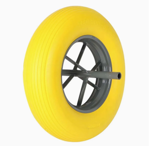 <span class=keywords><strong>Rueda</strong></span> de espuma de PU de 6, <span class=keywords><strong>8</strong></span>, 9, 10, 12, 13, 14, 16 pulgadas, <span class=keywords><strong>rueda</strong></span> sólida antipinchazos para carro de jardín, carro de granja - Product Image 3