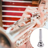 Trumpet Mouthpiece 3C 5C 7C Universal Brass Instrument Accessories Professional Practice Golden Silver Replacement