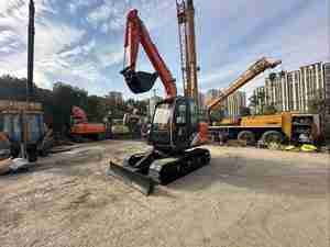 Miniexcavadora Flexible Usada Hitachi ZX70 de 7 Toneladas, de Segunda Mano, 100% Original de Japón, Retroexcavadora Hidráulica en Oferta - Product Image 3