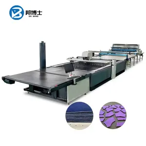 Dr. Bang Fast speed cnc T-shirt Suit cutting machine checked shirt haute couture automatic fabric cutter