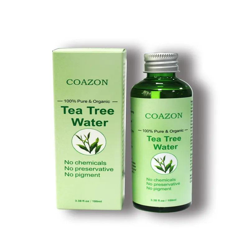 Coazon 100% pure Tea Tree Cleansing Water without Skin Irritation for Sensitive Oily Skin Sebum Control Soothing & Hydrating