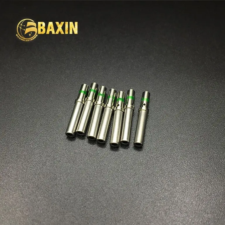 0462-209-16141 high quality female connectors soild pin with green circle