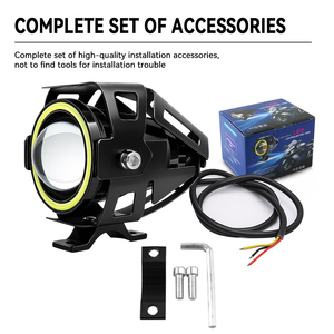 LELANPU Phares arrière et avant, accessoires <span class=keywords><strong>moto</strong></span>, clignotants, projecteur LED 1 lentille, éclairage de travail pour <span class=keywords><strong>moto</strong></span> <span class=keywords><strong>Suzuki</strong></span> - Product Image 6