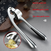 Moderne roestvrijstalen knoflookpers & -stamper, handmatige gembermixer, walnootklem, multifunctioneel, makkelijk schoon te maken, voor gebruik in de keuken