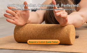 Rouleau <span class=keywords><strong>de</strong></span> massage en liège naturel, rouleau en mousse sur mesure pour le <span class=keywords><strong>yoga</strong></span>, l'entraînement physique, la <span class=keywords><strong>relaxation</strong></span> musculaire <span class=keywords><strong>et</strong></span> la vente en gros - Product Image 5