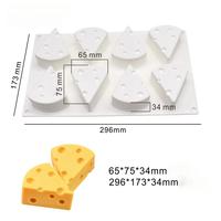 Moules à dessert français 3D en silicone antiadhésif pour la décoration de gâteaux, outils essentiels pour la création de gâteaux au savon et à la boulangerie.