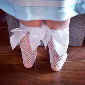 Calzini <span class=keywords><strong>a</strong></span> <span class=keywords><strong>rete</strong></span> carini con fiocco <span class=keywords><strong>per</strong></span> bambini, - Product Image 2