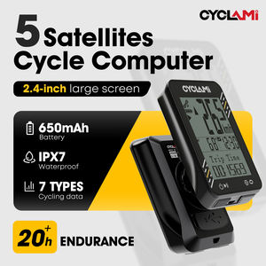 Computadora para Bicicleta con GPS CYCLAMI Rosa para Bicicleta de Carretera, Pantalla FSTN de 2.4 Pulgadas, Inalámbrica, Resistente al Agua IPX7, 20 Horas de Duración de la Batería - Product Image 2