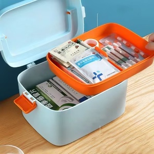 Vente en gros de trousses médicales en plastique, trousse de premiers soins, trousse d'urgence, sac personnalisé vide, boîte de rangement pour médicaments - Product Image 1