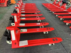 Cric de vêlage de bonne qualité transpalette à main roue en nylon manuelle transpalette Jack à vendre - Product Image 6