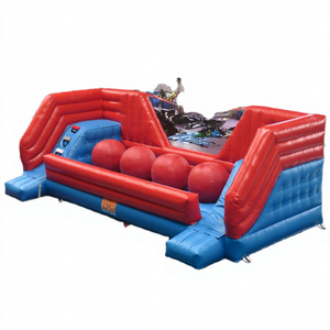 Jeux interactifs fous de sports gonflable Big Baller Wipeout Course Challenge jeu gonflable Wipeout Jumping Baller - Product Image 1