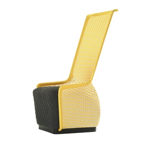 Sillón de Oficina Moderno y Minimalista, Respaldo Alto, para Dormitorio Individual o Balcón, en PU, Sin Necesidad de Ensamblaje, Muebles para el Hogar - Product Image 5