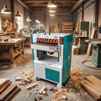 Raboteuse à bois unilatérale Mustang MB108 avec lame droite, moteur 10kW, largeur max. 800mm, épaisseur max. 180mm