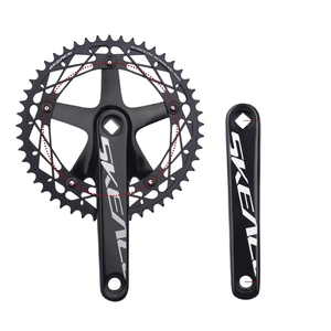 Vélo pliant en alliage d'aluminium BKS Prowheel, <span class=keywords><strong>pignon</strong></span> 130BCD, plateaux 46/56T pour 8/9/10/11 vitesses, longueur de manivelle 170 mm, roue de chaîne - Product Image 2