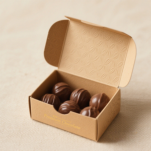 Wholesale Acrylic <strong>Chocolate</strong> Box Sponge Logo Printed Paper Gift Packing for <strong>Chocolates</strong> Excellent for <strong>Chocolate</strong> Bar <strong>Packaging</strong> - Product Image 1