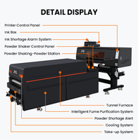 PO-TRY 5 Head DTF 60cm Kecepatan Tinggi Full-Automatic Printhead Stainless Steel I3200 Roll to Roll Printer DTF Tinta Pigment Baru