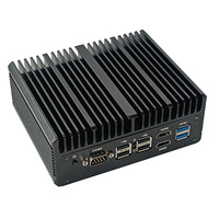 Mini PC industriel embarqué à vente chaude, routeur X86, mini PC compétitif avec 4xLan Intel I226/i225 ou Realtek pour pare-feu/routeur