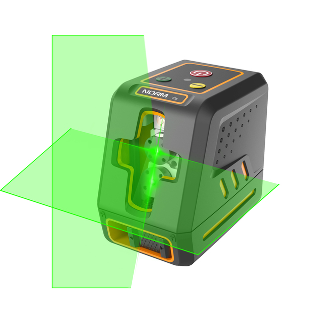 Norm Professional Industrial Laser Level OEM ODM 2 Lines Cross Green Beam Adjustable Laser Leveling Construction with Tripod