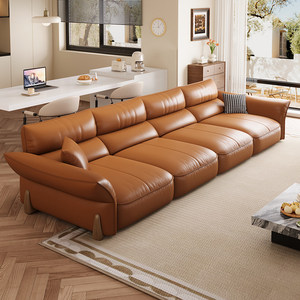 Genuine Leather Three Seat <b>Bed</b> Remote Control Adjustable Telescopic Sleep Function Minimalist Design for Home DD045 Adjustable D - Product Image 5