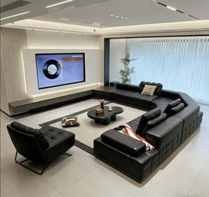 Soporte de TV de Panel de Madera Personalizado BALOM para TV de 60 Pulgadas con Almacenamiento Abierto y Cerrado, Muebles para el Hogar, Sala de Estar u Oficina - Product Image 3