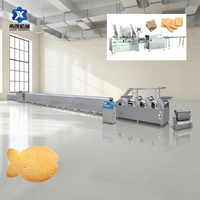 Machines industrielles automatiques de transformation des biscuits et des gâteaux avec friteuse, capacité de 50 à 200 kg/h, 220 V, fabricant du Shandong
