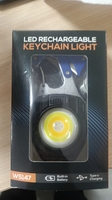 Porte-clés Lumière Éclairage d'urgence extérieur Allume-cigare multifonctionnel avec couteau de coupe et tournevis Keylight