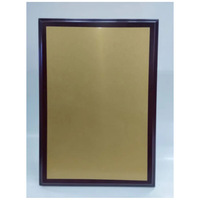 Plaque métallique personnalisable en forme et taille sur mesure pour certificats, récompenses A4, impression par sublimation, plaques en or, argent, bois, plaque métallique
