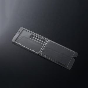 Bálsamo labial para cosméticos, embalaje transparente de concha de almeja - Product Image 2